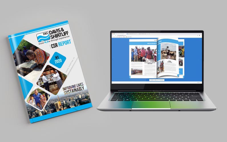 The CSR report, available in both hard copy and digital flipbook variants is available at davisandshirtliff.com as well as the D&S FLO app.