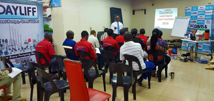 Davis and Shirtliff Zambia Handyman Stockist Training