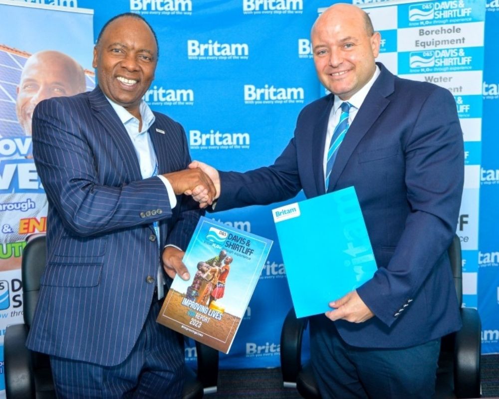 Britam Foundation has partnered with Davis & Shirtliff's Improving Lives Initiative to rehabilitate boreholes and install solar-powered pumps and panels in 21 primary schools across Kenya.