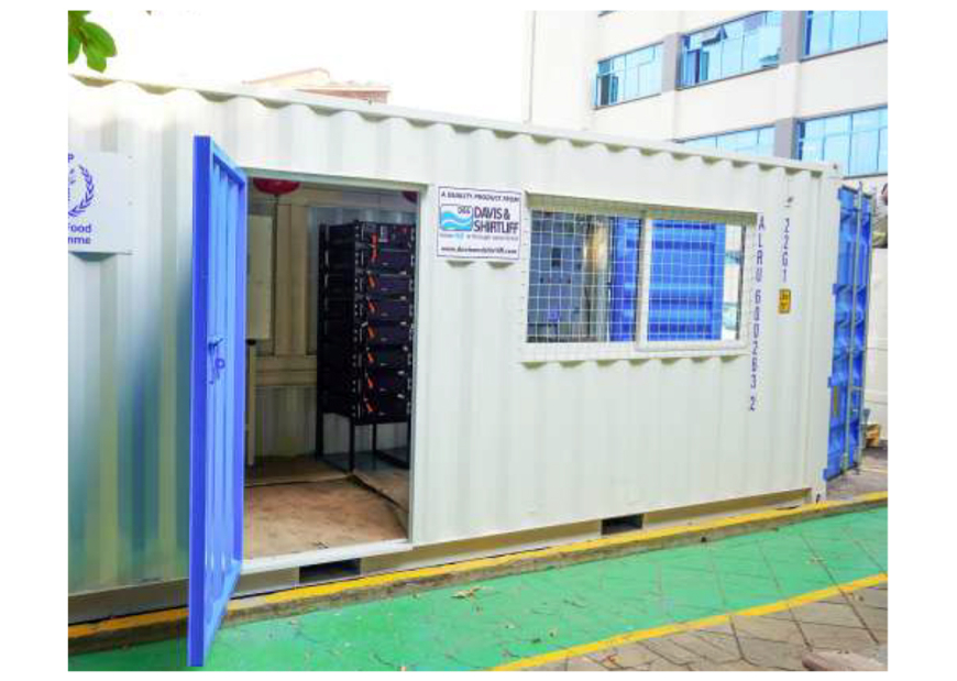 Mobile Containerized BESS Systems Exterior