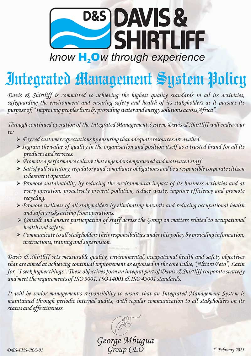 Intergrated Management System Policy