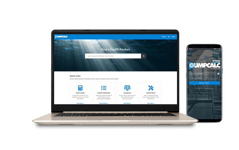 Dayliff PumpCalc Interface you can do a pump calculation